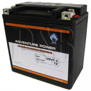 UBVT-3 Motorcycle Battery replaces 65958-04A for Harley