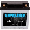 GPL-U1 Lifeline 12 Volt 33ah U1 Deep Cycle Marine Battery