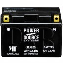 WP12A-BS Power Source Sealed AGM 175cca Motorcycle Battery