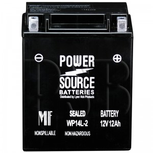 WP14L-2 Power Source Sealed AGM 210cca Motorcycle Battery