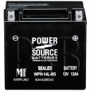 WPH14L-BS Power Source Sealed AGM 210cca Motorcycle Battery