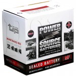 WPX30L-BS 30ah Battery replaces Parts Unlimited 2113-0094, YIX30L