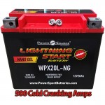 500cca 20ah Lightning Start Battery replaces 65989-97B for Harley