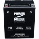 WPX20CH-BS Power Source 18ah 370cca AGM Motorcycle Battery FTZ16-BS